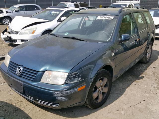 WVWSK61J73W086163 - 2003 VOLKSWAGEN JETTA GLS GREEN photo 2