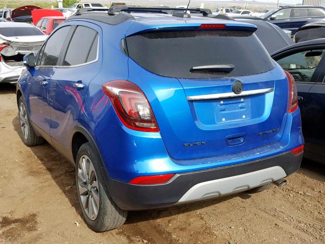 KL4CJASB7HB213505 - 2017 BUICK ENCORE PRE BLUE photo 3