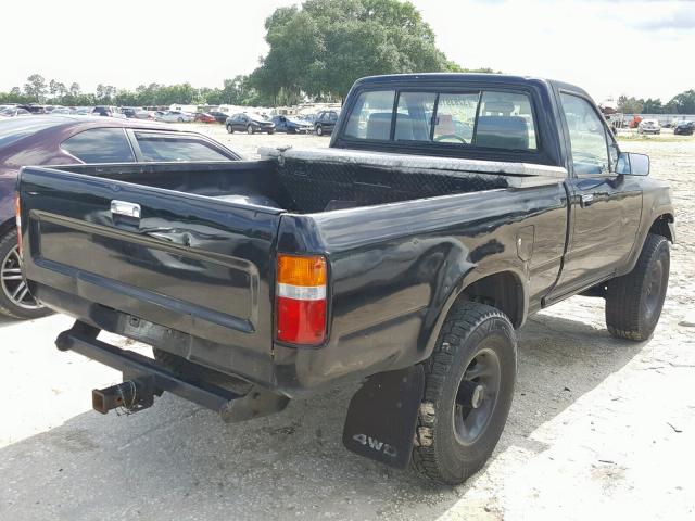 4TARN01PXPZ102038 - 1993 TOYOTA PICKUP 1/2 BLACK photo 4