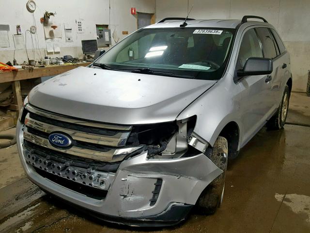 2FMDK3GC1BBA60475 - 2011 FORD EDGE SE SILVER photo 2