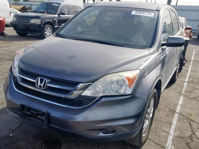 5J6RE3H78BL036431 - 2011 HONDA CR-V EXL GRAY photo 2