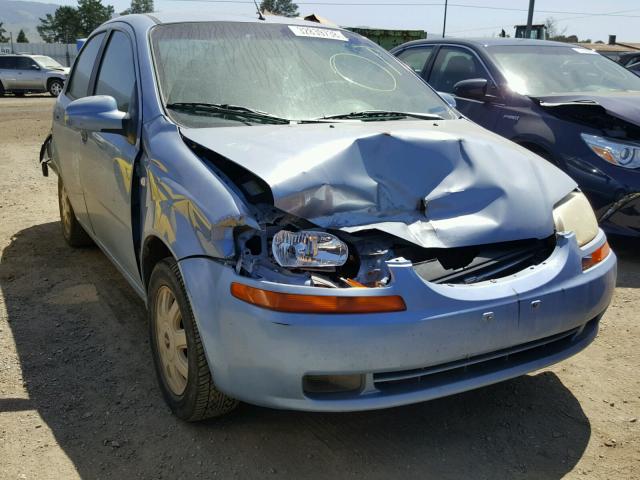 KL1TD52675B390680 - 2005 CHEVROLET AVEO BASE Mavi foto 1
