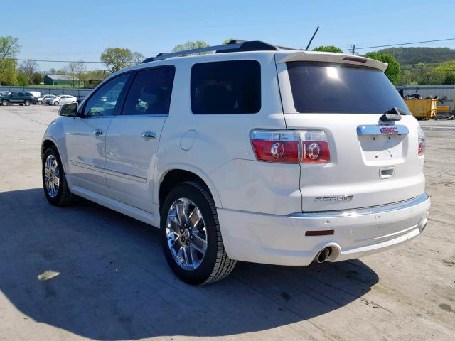 1GKKRTED9CJ232417 - 2012 GMC ACADIA DEN WHITE photo 3