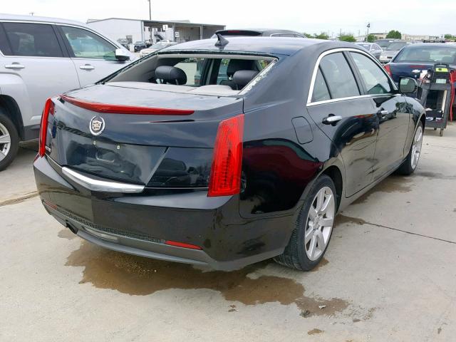 1G6AA5RAXE0100627 - 2014 CADILLAC ATS BLACK photo 4