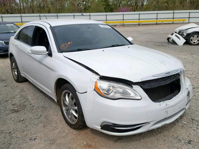 1C3CCBAB8CN164057 - 2012 CHRYSLER 200 LX WHITE photo 1