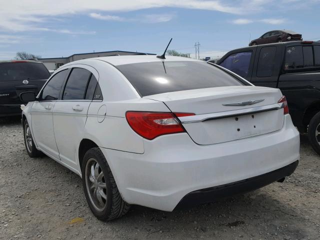 1C3CCBAB8CN164057 - 2012 CHRYSLER 200 LX WHITE photo 3