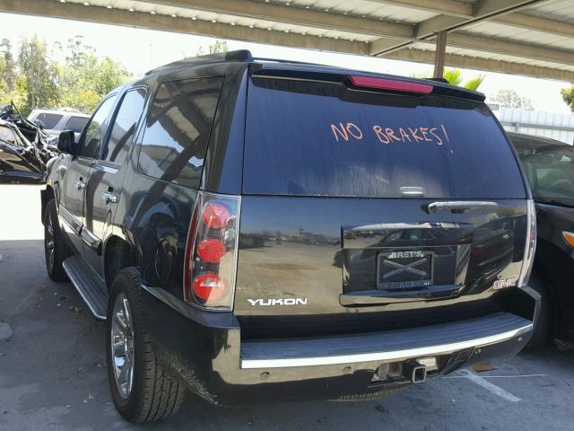 1GKFK63857J145147 - 2007 GMC YUKON DENA BLACK photo 3