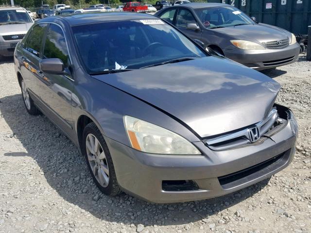 1HGCM66806A034526 - 2006 HONDA ACCORD EX GRAY photo 1