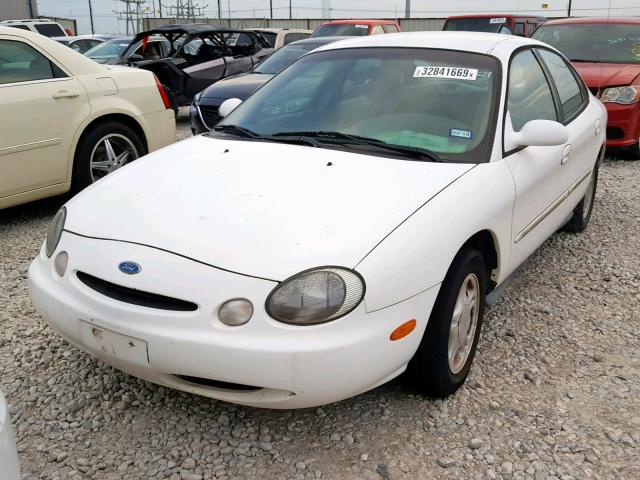 1FALP52U8VG211392 - 1997 FORD TAURUS GL WHITE photo 2