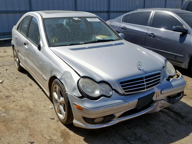 WDBRF40J55F679160 - 2005 MERCEDES-BENZ C 230K SPO SILVER photo 1