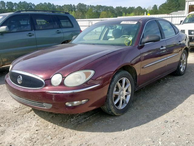 2G4WD582771148657 - 2007 BUICK LACROSSE C MAROON photo 2