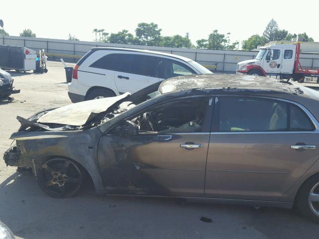 1G1ZK57B78F265263 - 2008 CHEVROLET MALIBU LTZ 棕色 照片 10