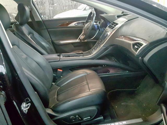 3LN6L2LUXFR624372 - 2015 LINCOLN MKZ HYBRID BLACK photo 5