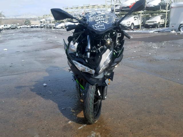 JKAEXKG16KDA22573 - 2019 KAWASAKI EX400 GRAY photo 9