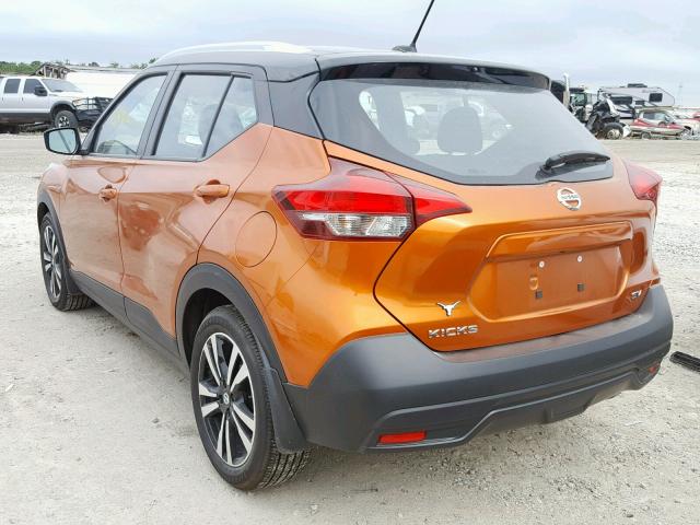 3N1CP5CUXJL542394 - 2018 NISSAN KICKS S ORANGE photo 3