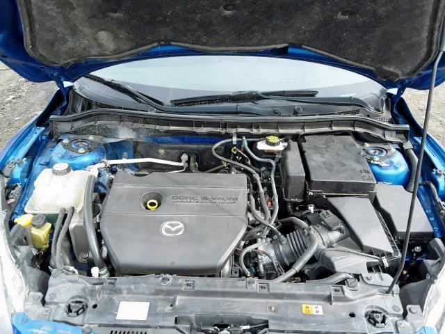 JM1BL1L53C1595907 - 2012 MAZDA 3 S BLUE photo 7