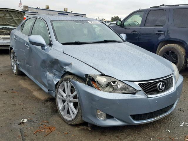 JTHBK262372031831 - 2007 LEXUS IS 250 BLUE photo 1