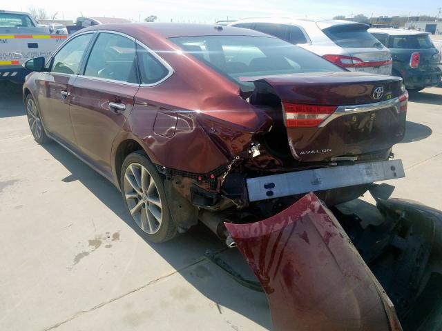 4T1BK1EB2FU142026 - 2015 TOYOTA AVALON XLE  photo 3