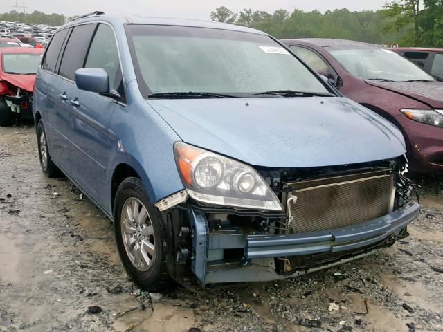 5FNRL3H75AB020149 - 2010 HONDA ODYSSEY EX BLUE photo 1