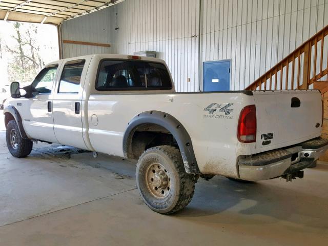 3FTSW31F11MA79589 - 2001 FORD F350 SRW S WHITE photo 3