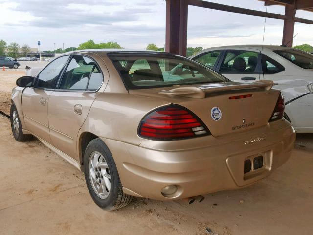1G2NF52E24M610608 - 2004 PONTIAC GRAND AM S GOLD photo 3