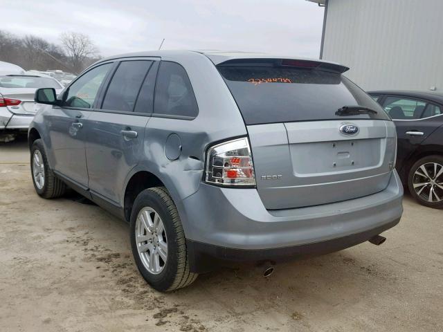 2FMDK48C97BA53690 - 2007 FORD EDGE SEL GRAY photo 3