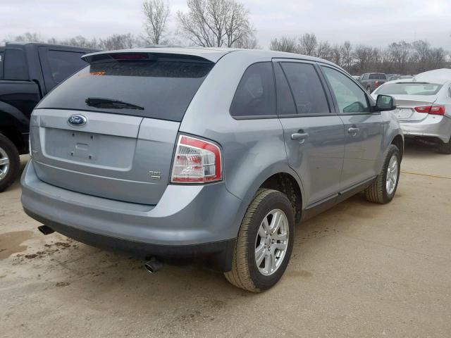 2FMDK48C97BA53690 - 2007 FORD EDGE SEL GRAY photo 4