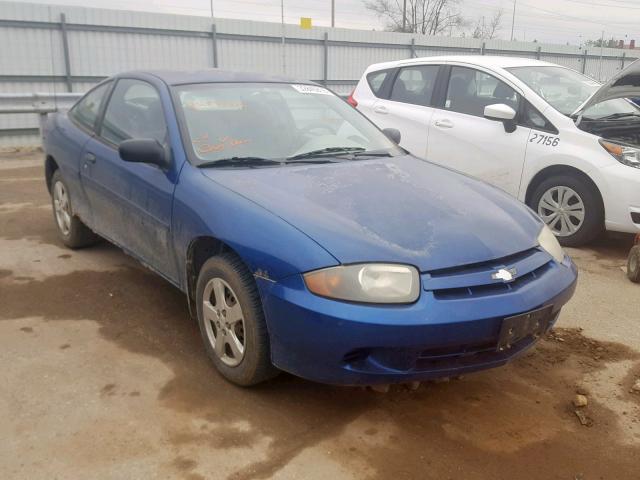 1G1JF12F537356717 - 2003 CHEVROLET CAVALIER L BLUE photo 1