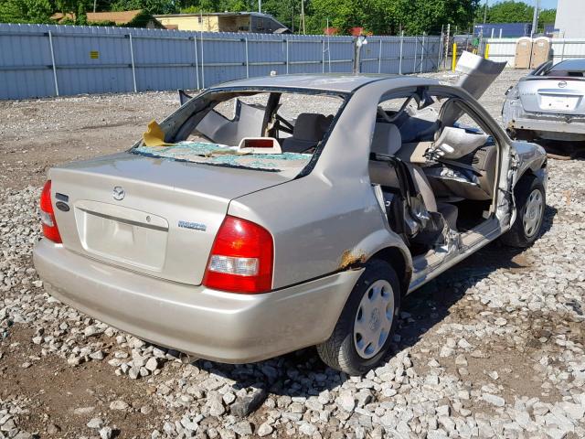 JM1BJ222810407713 - 2001 MAZDA PROTEGE DX SILVER photo 4