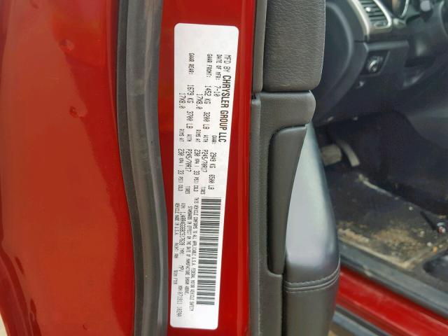 1J4RR4GG6BC517628 - 2011 JEEP GRAND CHER RED photo 10