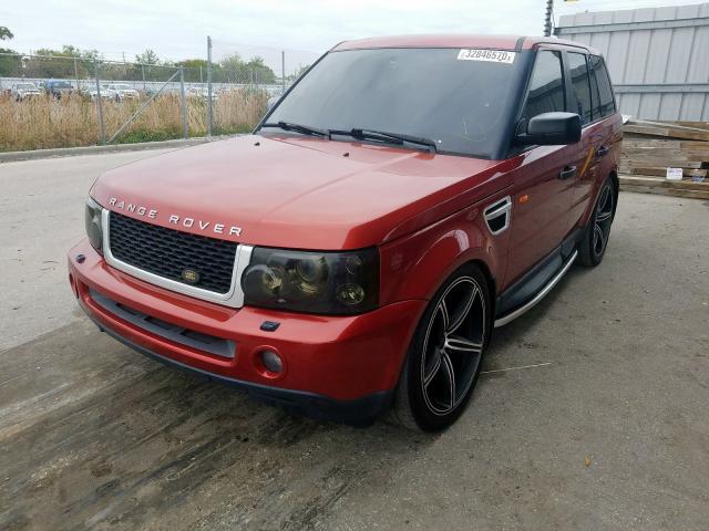 SALSF25438A144199 - 2008 LAND ROVER RANGE ROVER SPORT HSE  photo 2