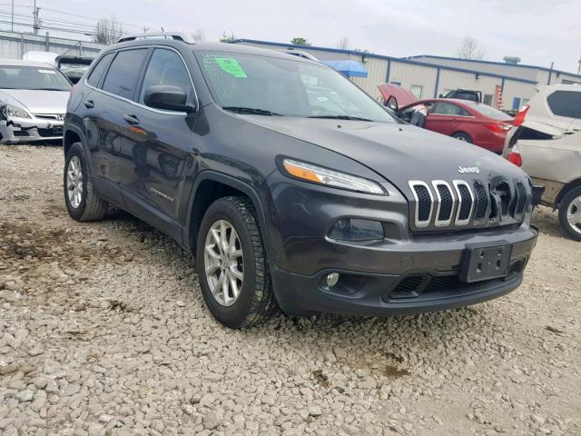 1C4PJMCB6EW191461 - 2014 JEEP CHEROKEE L GRAY photo 1