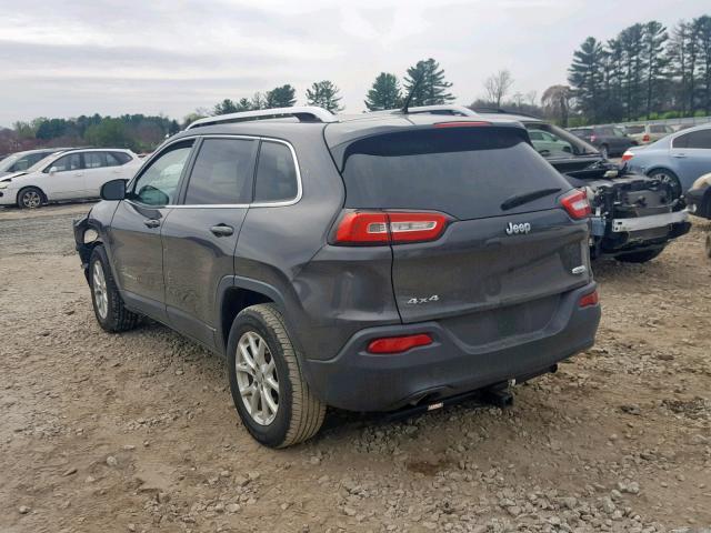 1C4PJMCB6EW191461 - 2014 JEEP CHEROKEE L GRAY photo 3