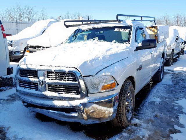 3D7LP2ETXAG151941 - 2010 DODGE RAM 2500 WHITE photo 2