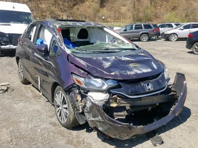 3HGGK5H82FM717832 - 2015 HONDA FIT EX PURPLE photo 1