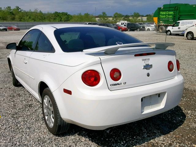 1G1AT18HX97152991 - 2009 CHEVROLET COBALT LT WHITE photo 3