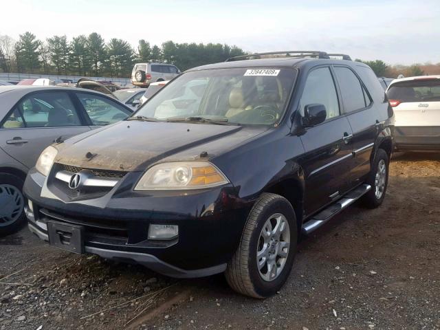 2HNYD18876H542654 - 2006 ACURA MDX TOURIN BLACK photo 2