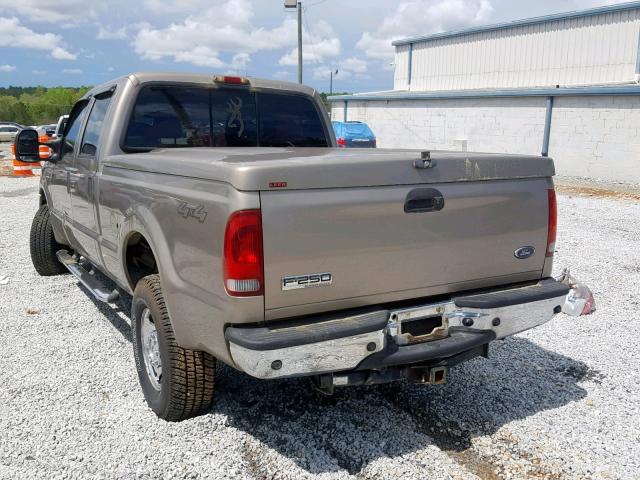 1FTSW21515EC83497 - 2005 FORD F250 SUPER BEIGE photo 3