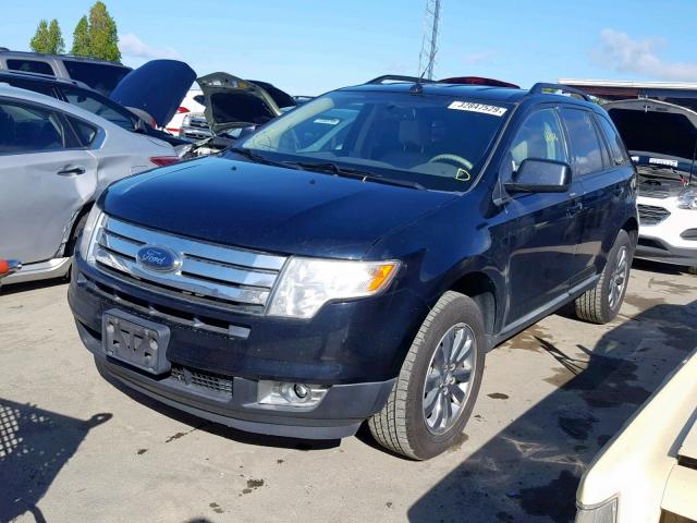 2FMDK4JC1ABB40534 - 2010 FORD EDGE SEL BLUE photo 2