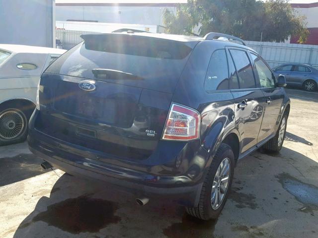 2FMDK4JC1ABB40534 - 2010 FORD EDGE SEL BLUE photo 4