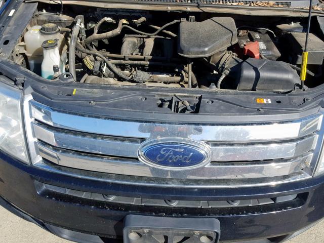 2FMDK4JC1ABB40534 - 2010 FORD EDGE SEL BLUE photo 7