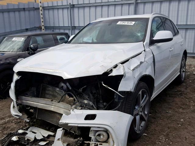 WA1MGCFPXEA111444 - 2014 AUDI Q5 TECHNIK WHITE photo 2