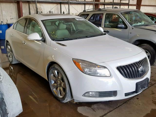 2G4GS5EK3C9141649 - 2012 BUICK REGAL PREM WHITE photo 1