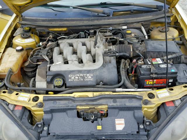 1ZWFT61L4Y5641852 - 2000 MERCURY COUGAR V6 GOLD photo 7