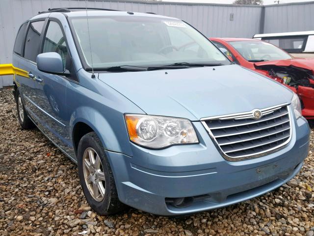 2A8HR54P98R601060 - 2008 CHRYSLER TOWN & COU BLUE photo 1