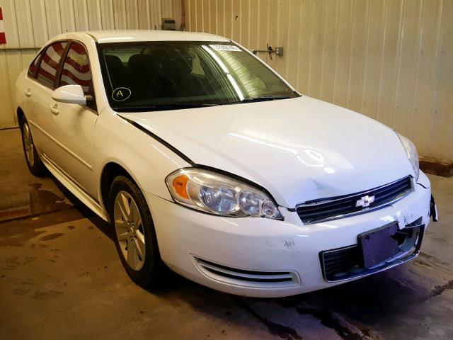 2G1WF5EK0B1219265 - 2011 CHEVROLET IMPALA LS WHITE photo 1