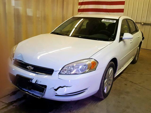 2G1WF5EK0B1219265 - 2011 CHEVROLET IMPALA LS WHITE photo 2