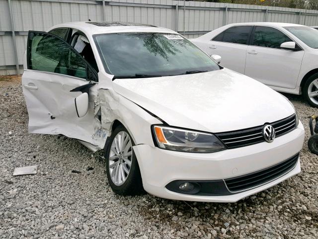 3VWLL7AJ4DM244173 - 2013 VOLKSWAGEN JETTA TDI WHITE photo 1