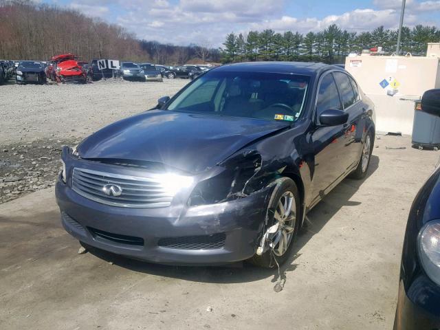 JNKCV61F39M358475 - 2009 INFINITI G37 BLUE photo 2