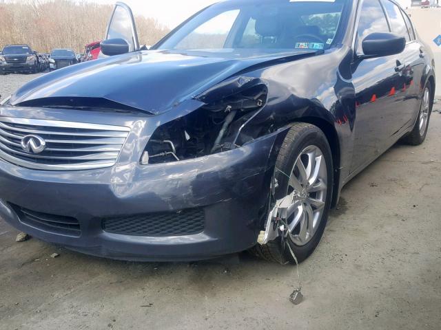 JNKCV61F39M358475 - 2009 INFINITI G37 BLUE photo 9